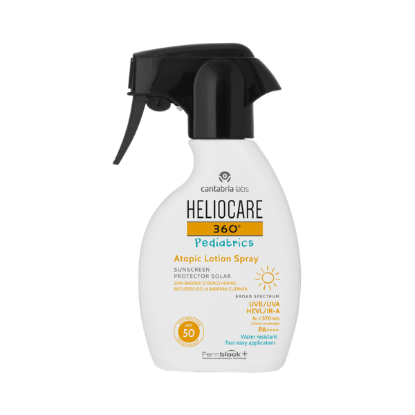 Pediatrics atopic lotion spray, SPF 50