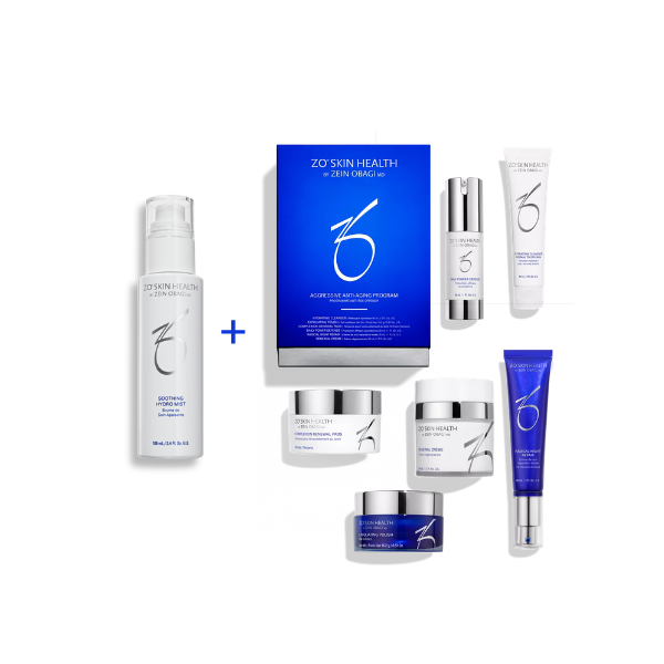 KIT Aggressive Anti-Aging Program Kit +  Soothing Hydro mist gratis (verdi 895,-)